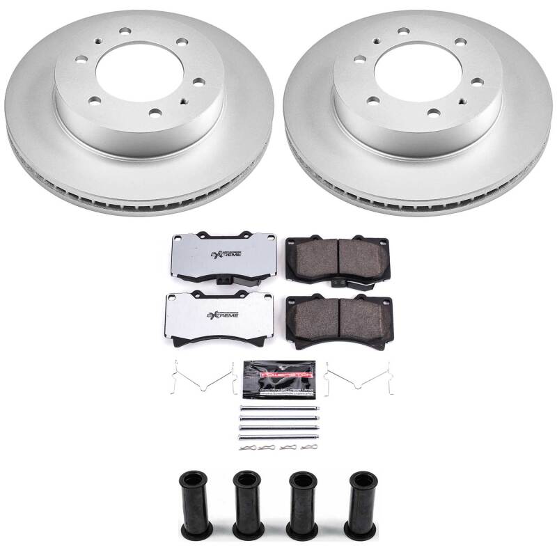 Hummer H3 Brake Kit - Front - PowerStop - Z36 Coated Truck & Tow - `06-`10