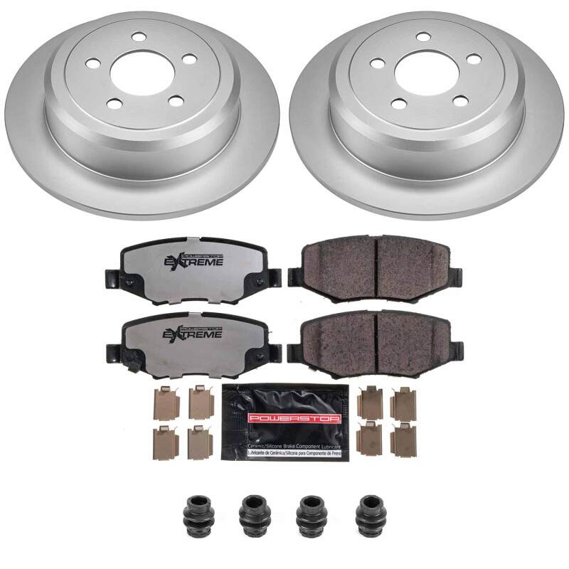 Dodge Nitro Brake Kit - Rear - PowerStop - Z36 Coated Truck & Tow - `07-`11