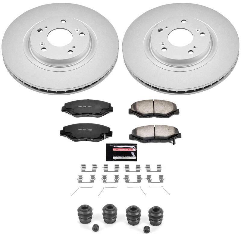 Acura ILX Brake Kit - Front - PowerStop - Z36 Coated Truck & Tow - `13-`15