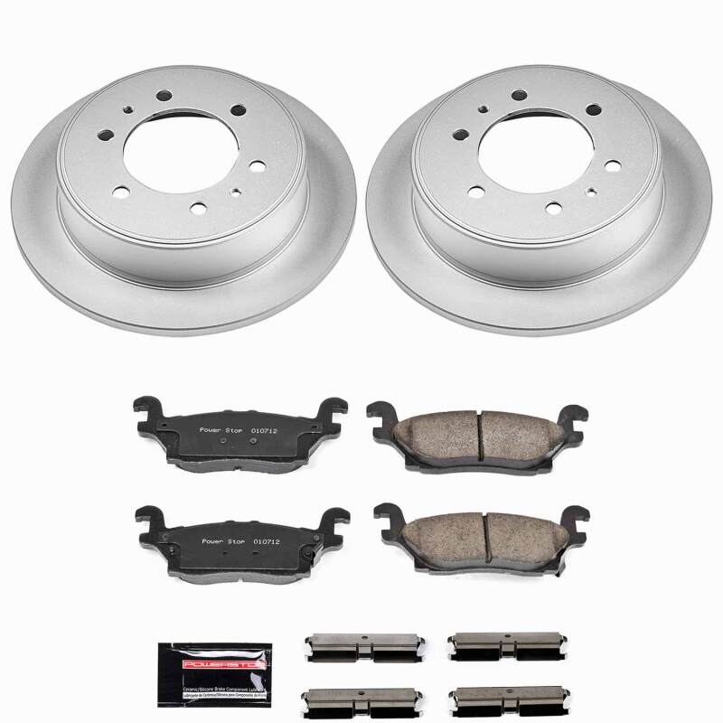 Hummer H3 Brake Kit - Rear - PowerStop - Z23 Coated - `06-`10