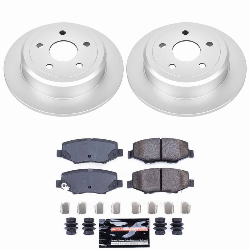 Jeep Wrangler Brake Kit - Rear - PowerStop - Z23 Coated - `07-`17