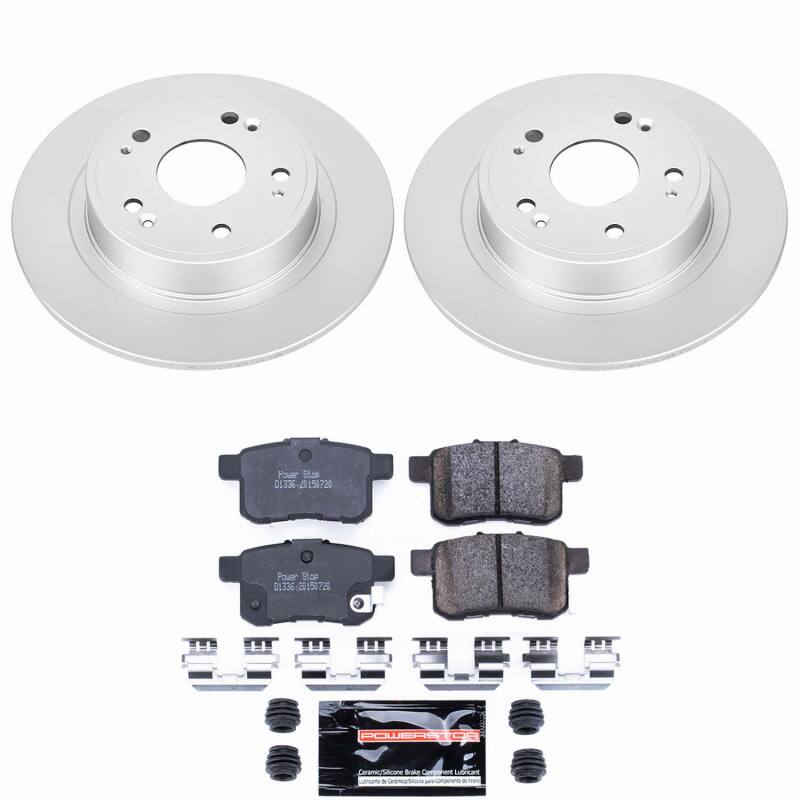 Acura TSX Brake Kit - Rear - PowerStop - Z23 Evolution Coated - `09-`10