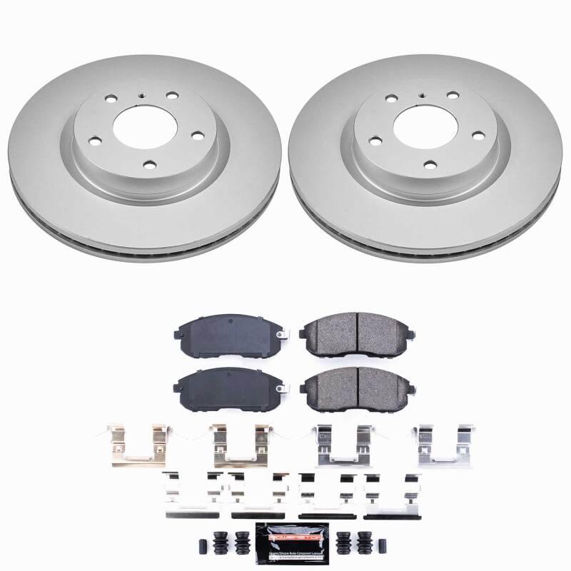 Infiniti G35 Brake Kit - Front - PowerStop - Z23 Coated - `03-`05