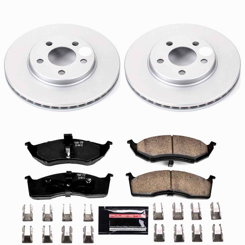 Dodge Neon Brake Kit - Front - PowerStop - Z23 Coated - `00-`05