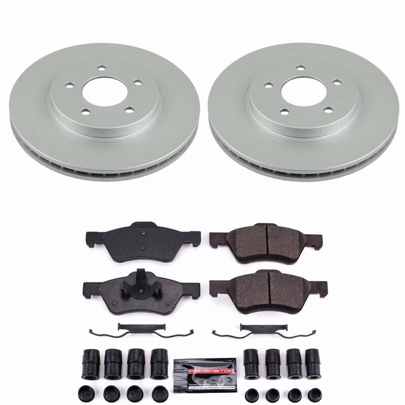 Ford Escape Brake Kit - Front - PowerStop - Z23 Coated - `05-`10