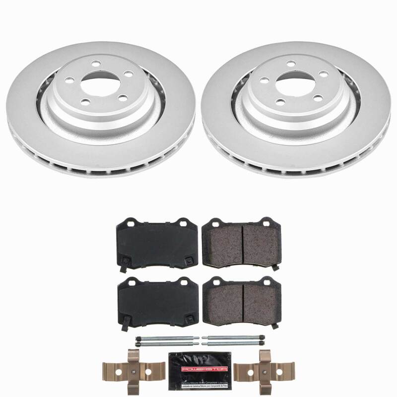 Chrysler 300 Brake Kit - Rear - PowerStop - Z23 Coated - `05-`10