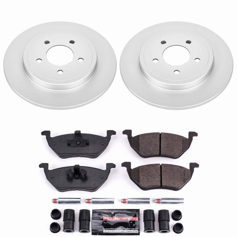 Ford Escape Brake Kit - Rear - PowerStop - Z23 Evolution Coated - `05-`08