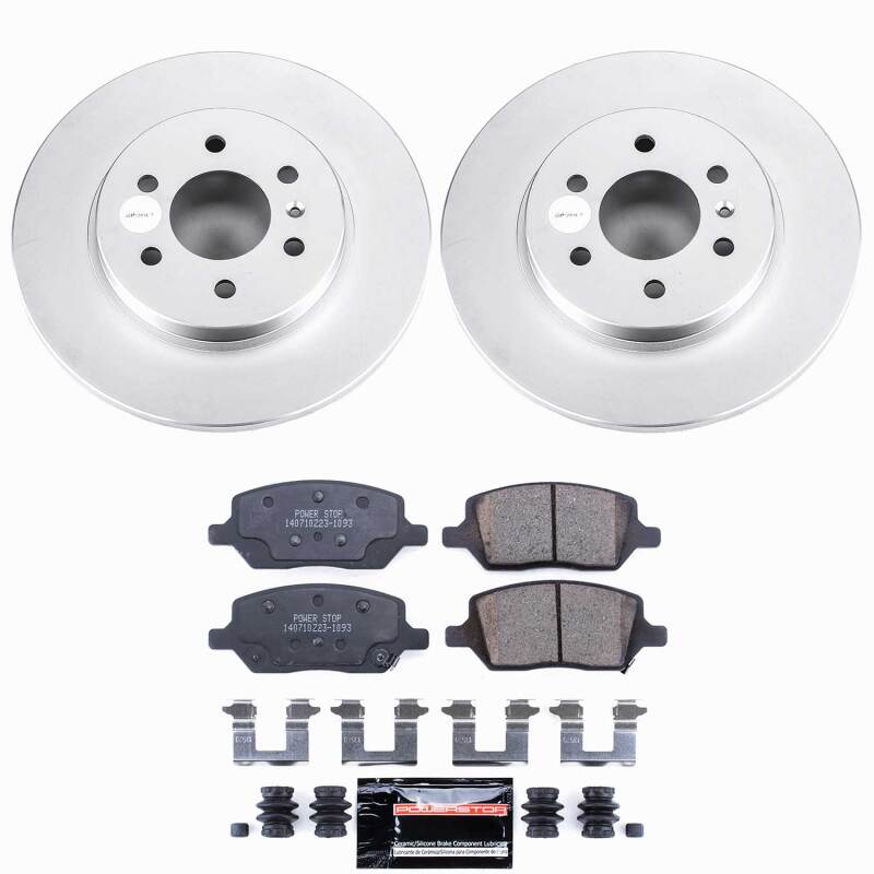 Buick Terraza Brake Kit - Rear - PowerStop - Z23 Coated - `06-`07