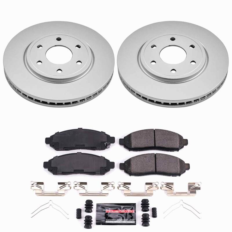 Nissan Frontier Brake Kit - Front - PowerStop - Z23 Coated - `05-`15