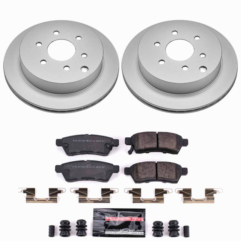 Nissan Frontier Brake Kit - Rear - PowerStop - Z23 Coated - `05-`26