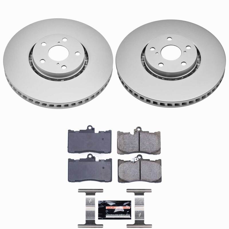 Lexus GS350 Brake Kit - Front - PowerStop - Z23 Coated - `07-`11