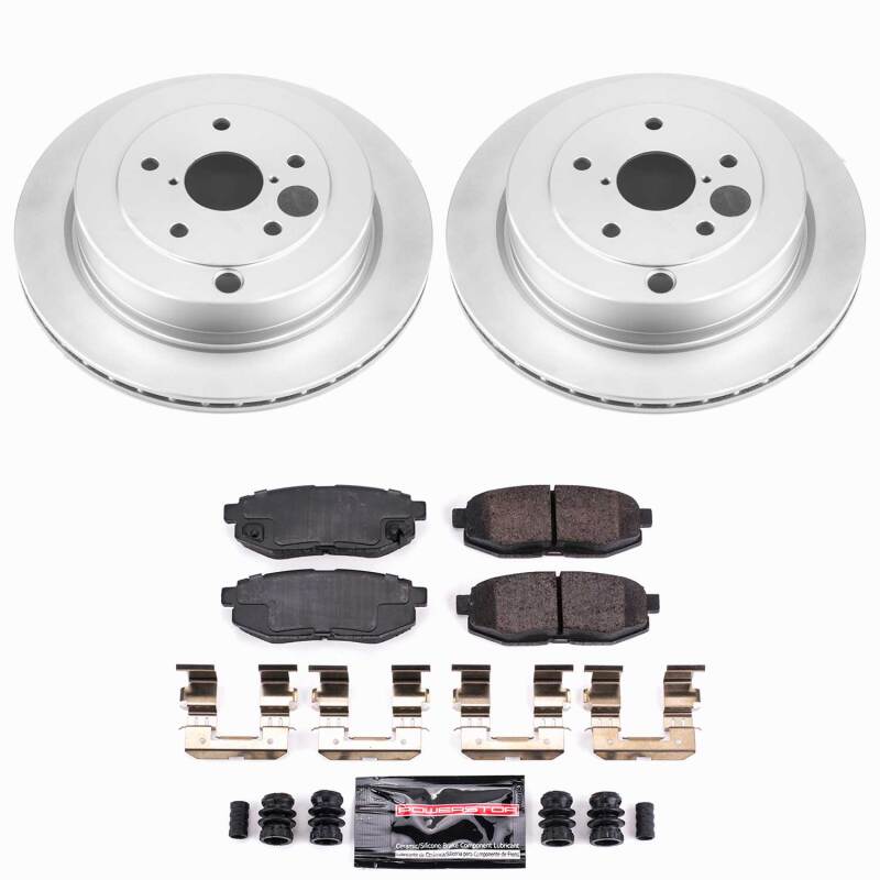 Subaru B9 Tribeca Brake Kit - Rear - PowerStop - Z23 Coated - `06-`07