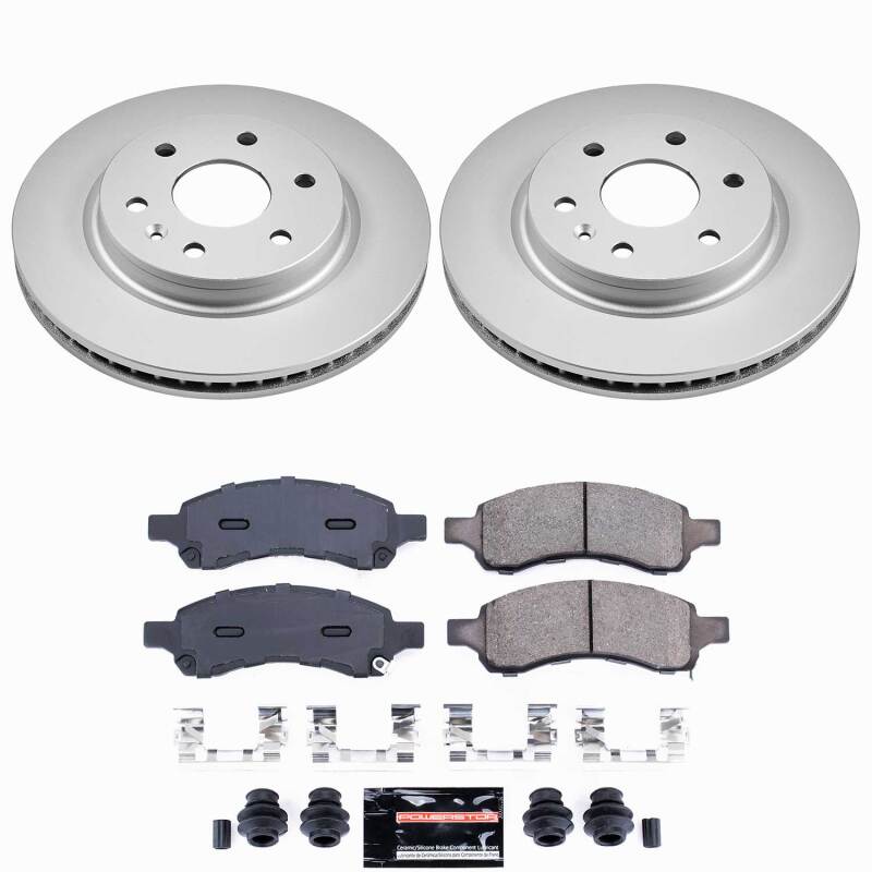 Buick Enclave Brake Kit - Front - PowerStop - Z23 Coated - `08-`17