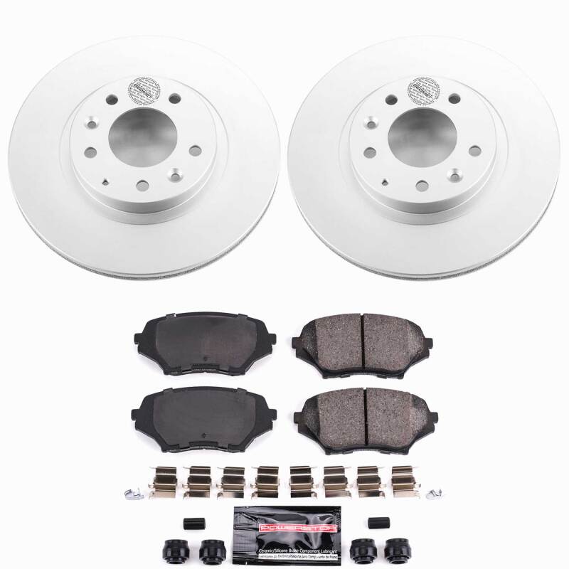Mazda MX-5 Miata Brake Kit - Front - PowerStop - Z23 Coated - `06-`15