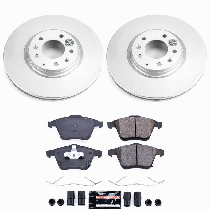 Mazda 6 Brake Kit - Front - PowerStop - Z23 Coated - `06-`07
