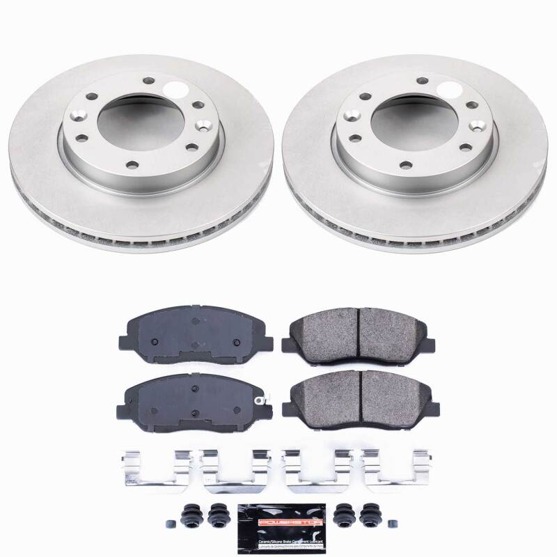 Hyundai Entourage Brake Kit - Front - PowerStop - Z23 Coated - `07-`08