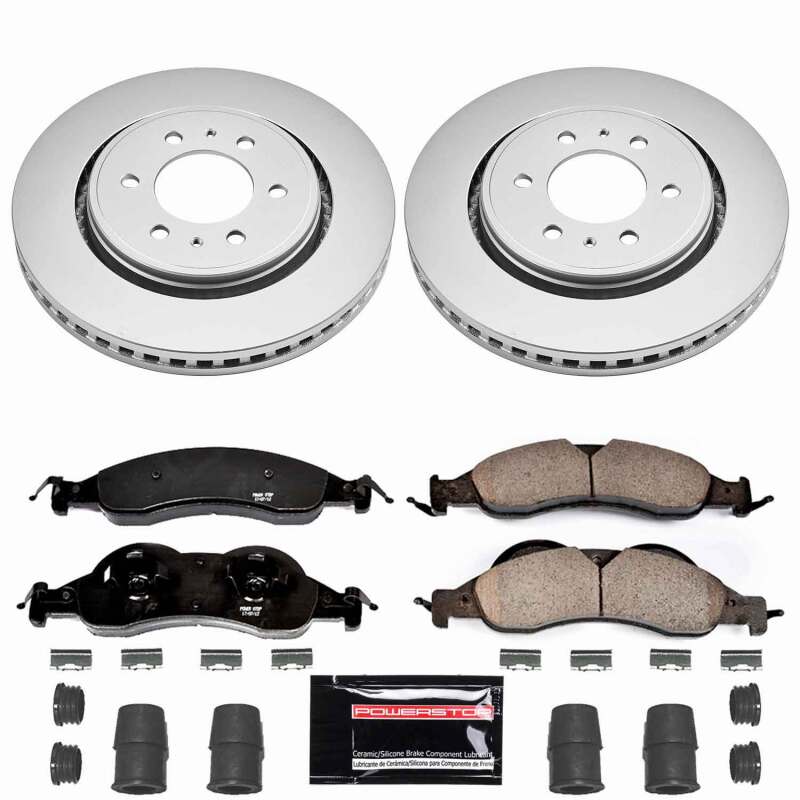 Ford Expedition Brake Kit - Front - PowerStop - Z23 Coated - `07-`09