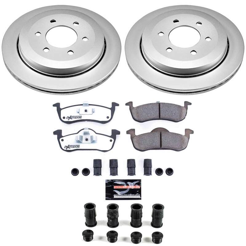 Ford Expedition Brake Kit - Rear - PowerStop - Z36 Coated Truck & Tow - `07-`17