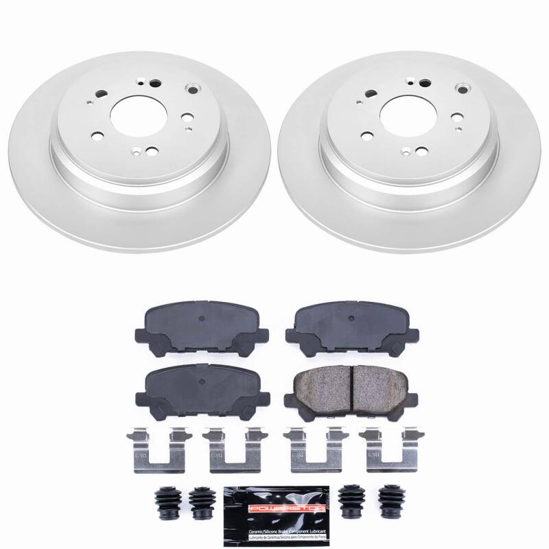 Acura MDX Brake Kit - Rear - PowerStop - Z23 Coated - `07-`13