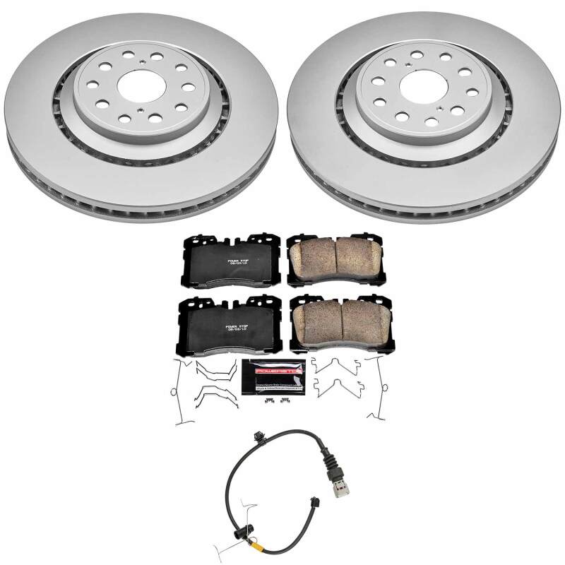 Lexus LS460 Brake Kit - Front - PowerStop - Z23 Coated - `07-`09