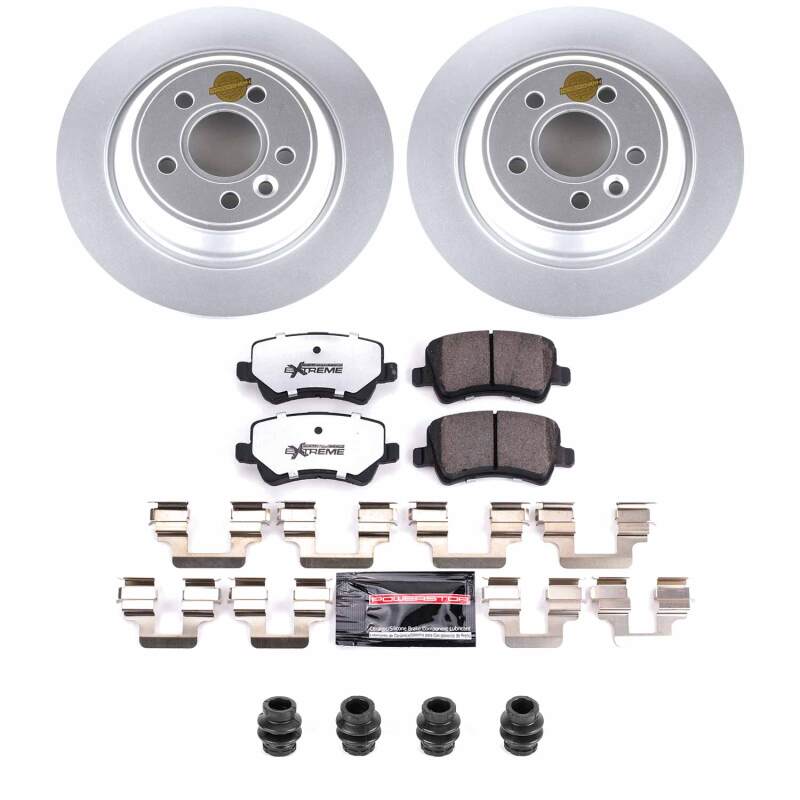 Volvo S60 Brake Kit - Rear - PowerStop - Z36 Coated Truck & Tow - `11-`18