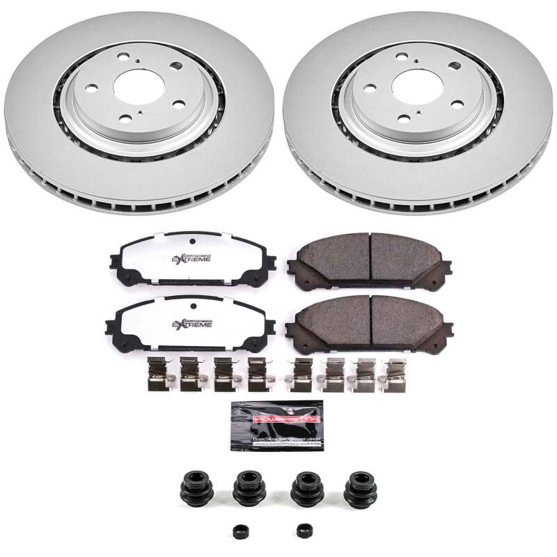 Lexus NX200t Brake Kit - Front - PowerStop - Z36 Coated Truck & Tow - `15-`17