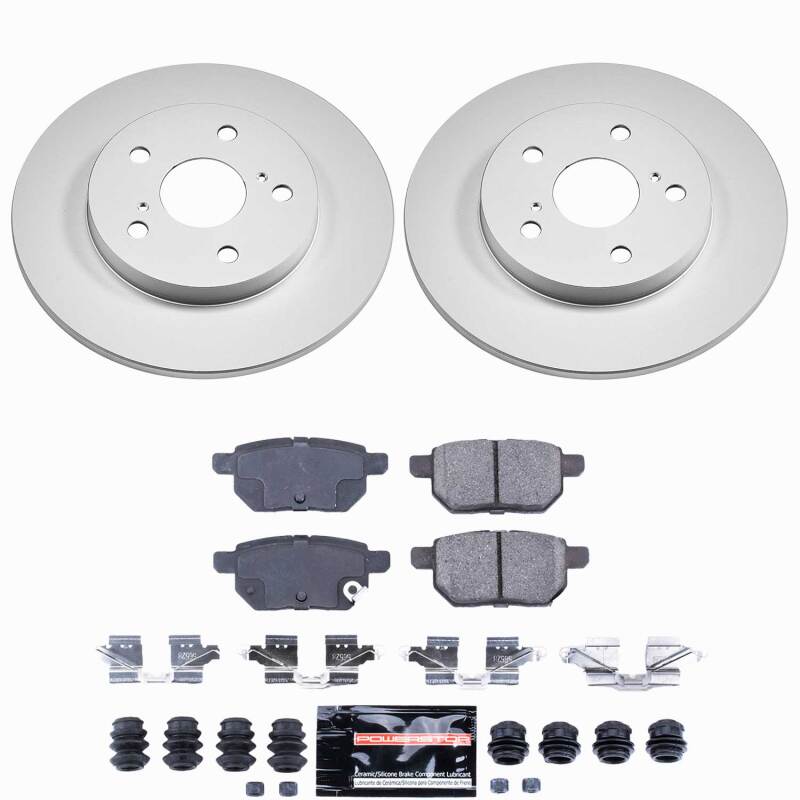 Pontiac Vibe Brake Kit - Rear - PowerStop - Z23 Coated - `09-`10