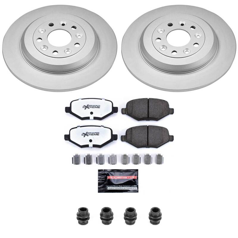 Ford Edge Brake Kit - Rear - PowerStop - Z36 Coated Truck & Tow - `11-`12