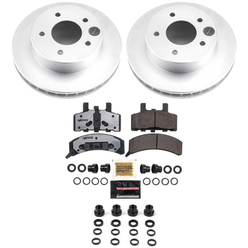 Chevrolet Astro Brake Kit - Front - PowerStop - Z36 Coated Truck & Tow - `90-`02