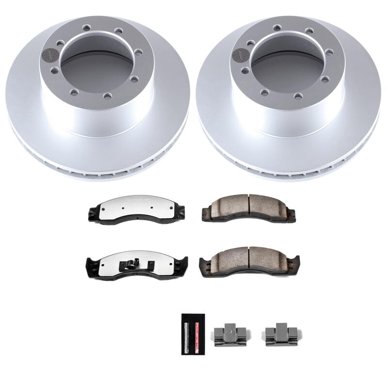 Ford E-450 Econoline Super Duty Brake Kit - Rear - PowerStop - Z36 Coated Truck & Tow - `01-`02