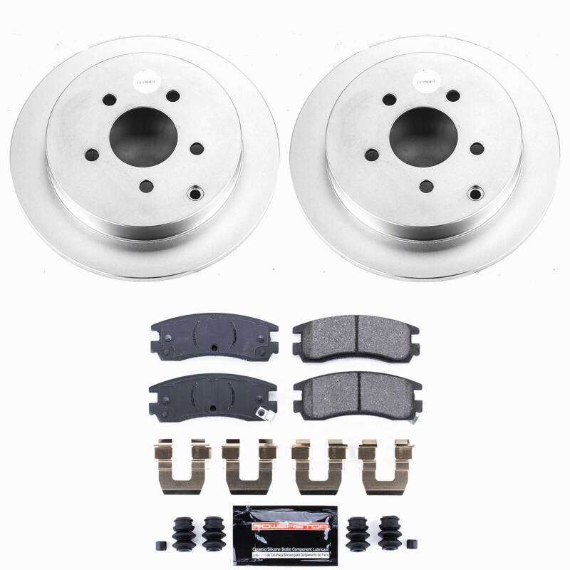 Buick Rendezvous Brake Kit - Rear - PowerStop - Z23 Coated - `02-`07