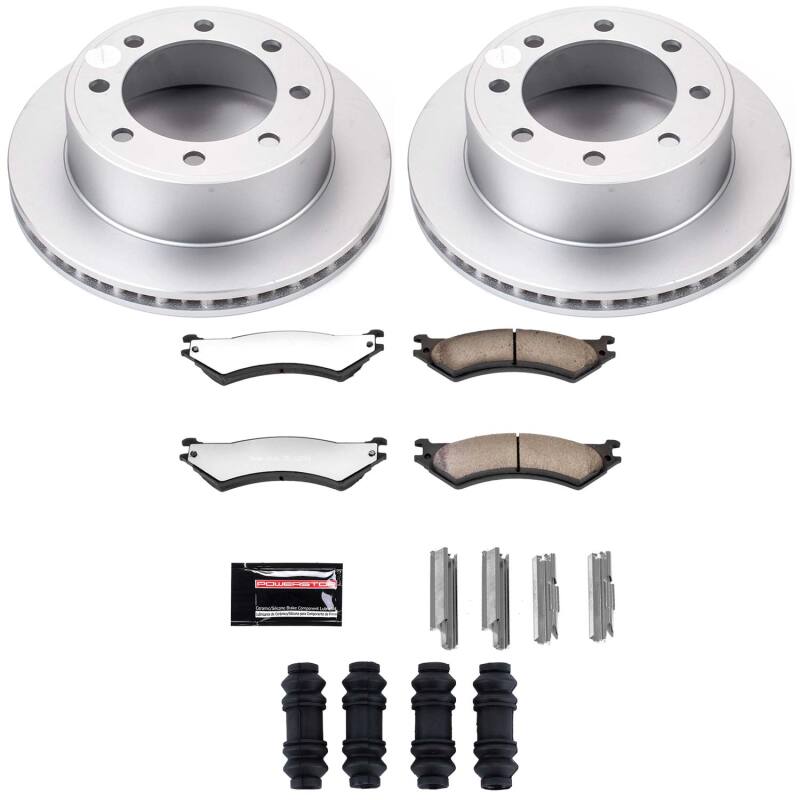 Ford E-150 Brake Kit - Rear - PowerStop - Z36 Coated Truck & Tow - 2007