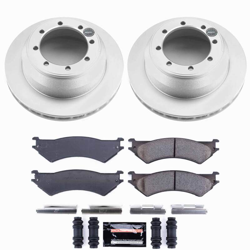 Ford E-350 Club Wagon Brake Kit - Rear - PowerStop - Z23 Coated - `03-`05