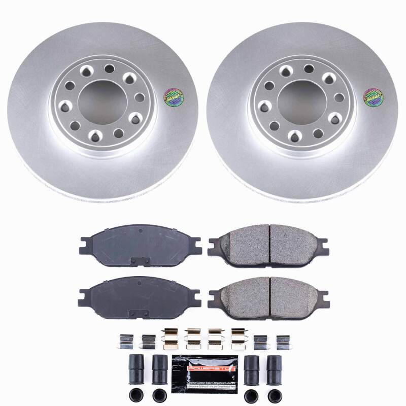 Ford Windstar Brake Kit - Front - PowerStop - Z23 Coated - `99-`03