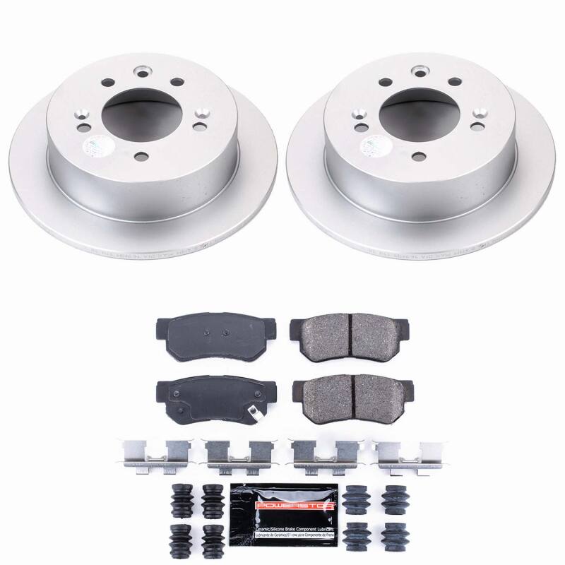 Hyundai Elantra Brake Kit - Rear - PowerStop - Z23 Evolution Coated - `07-`10