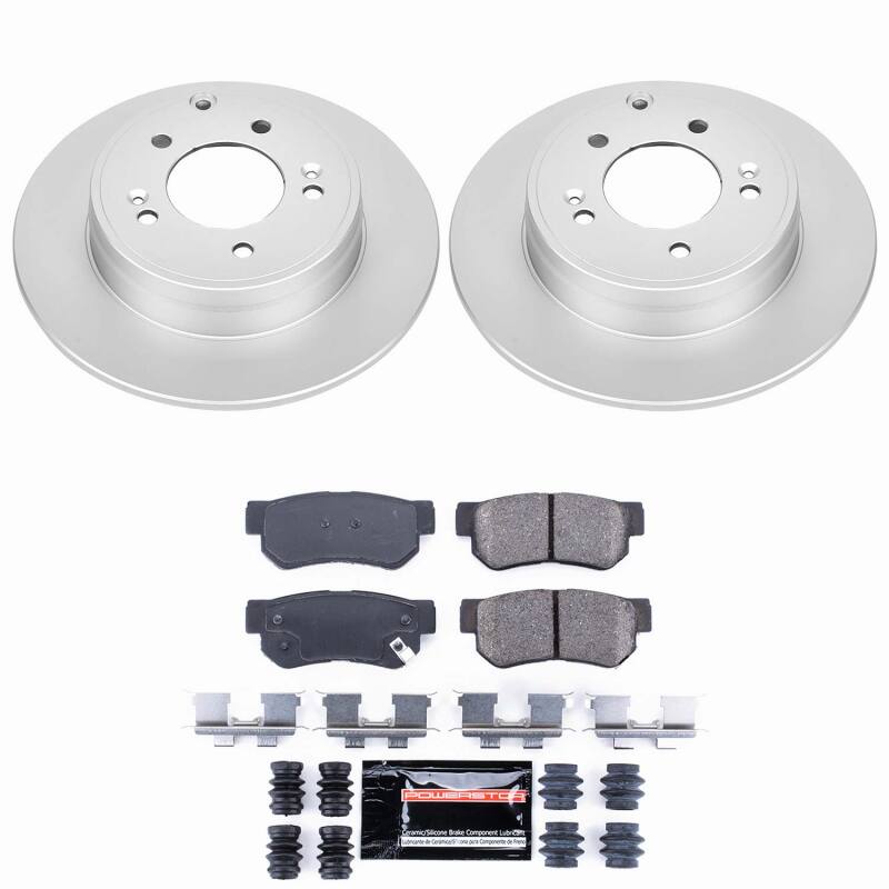 Hyundai Sonata Brake Kit - Rear - PowerStop - Z23 Coated - `06-`08