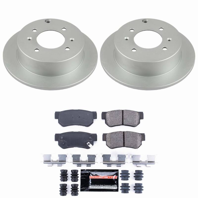 Hyundai Sonata Brake Kit - Rear - PowerStop - Z23 Coated - `99-`05