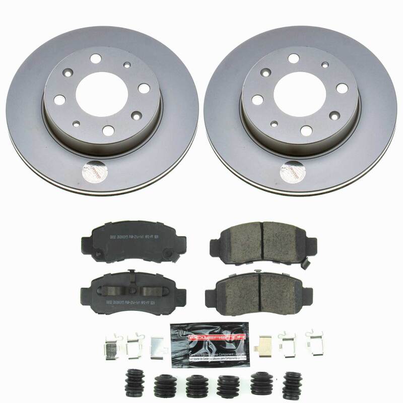 Honda Insight Brake Kit - Front - PowerStop - Z23 Coated - `00-`06