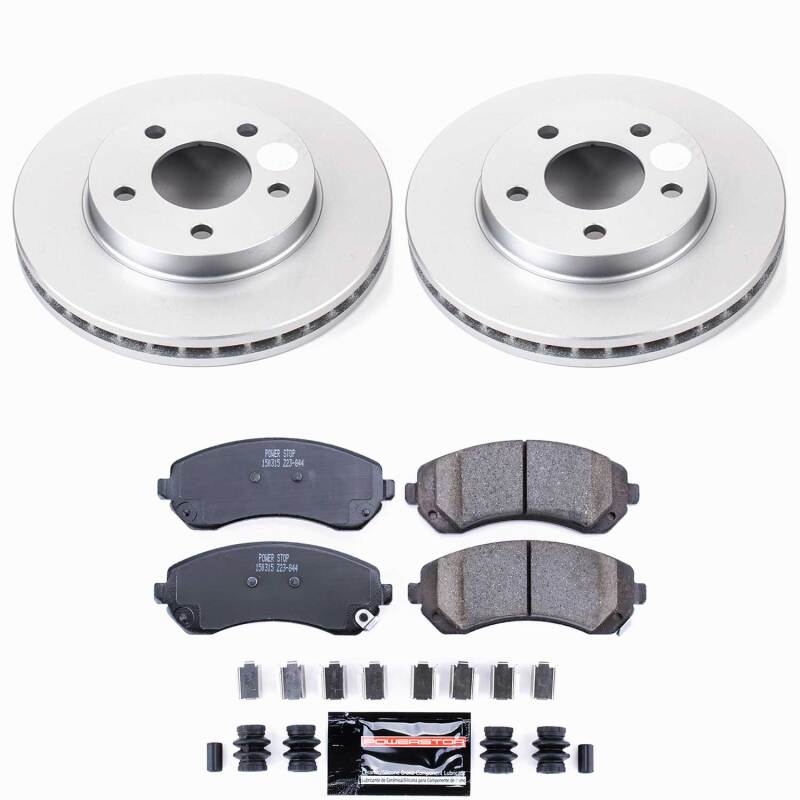 Buick Rendezvous Brake Kit - Front - PowerStop - Z23 Coated - `02-`07