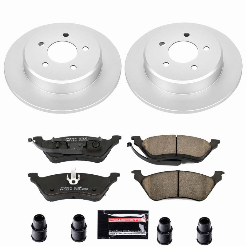 Chrysler Town & Country Brake Kit - Rear - PowerStop - Z23 Coated - `01-`07