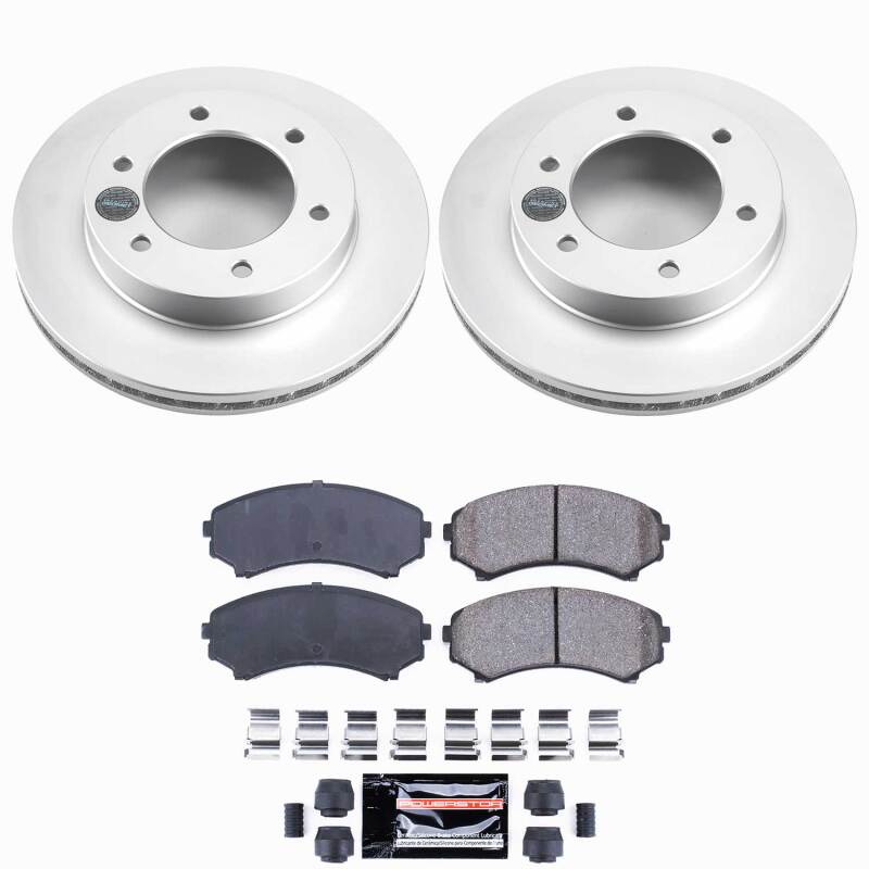 Honda Passport Brake Kit - Front - PowerStop - Z23 Coated - 2002