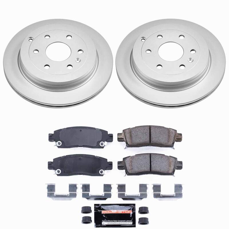 Buick Enclave Brake Kit - Rear - PowerStop - Z23 Evolution Coated - `08-`17
