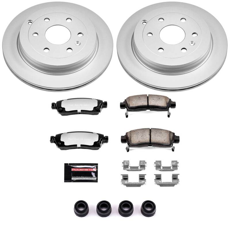 Buick Enclave Brake Kit - Rear - PowerStop - Z36 Coated Truck & Tow - `08-`17
