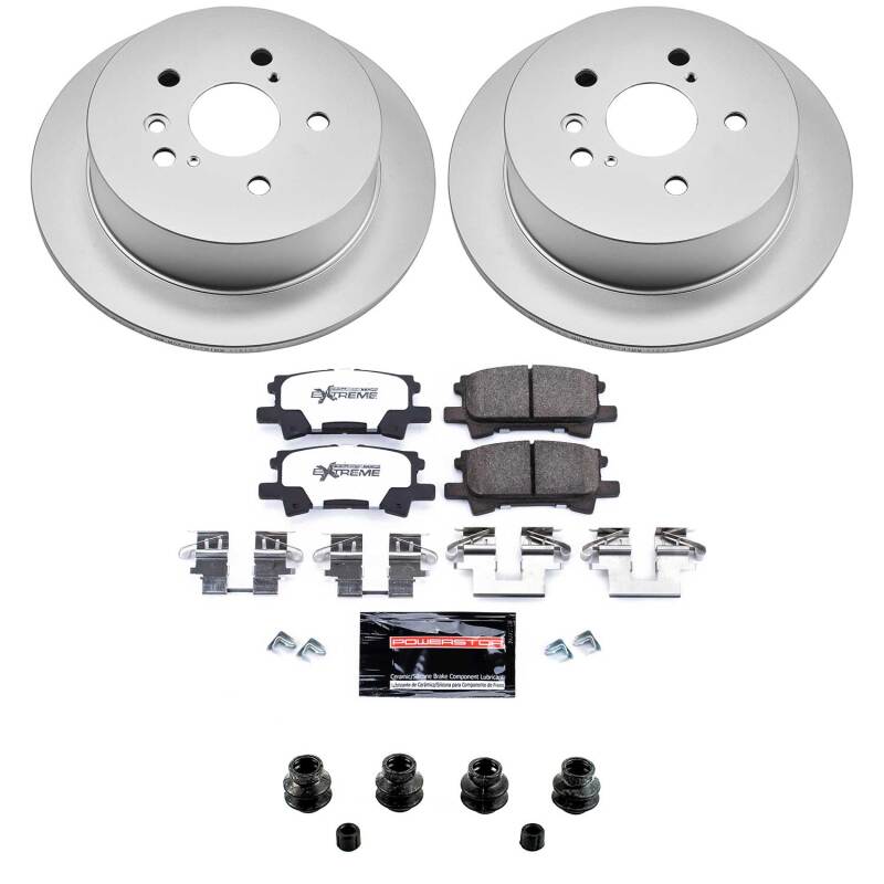 Lexus RX330 Brake Kit - Rear - PowerStop - Z36 Coated - `04-`06