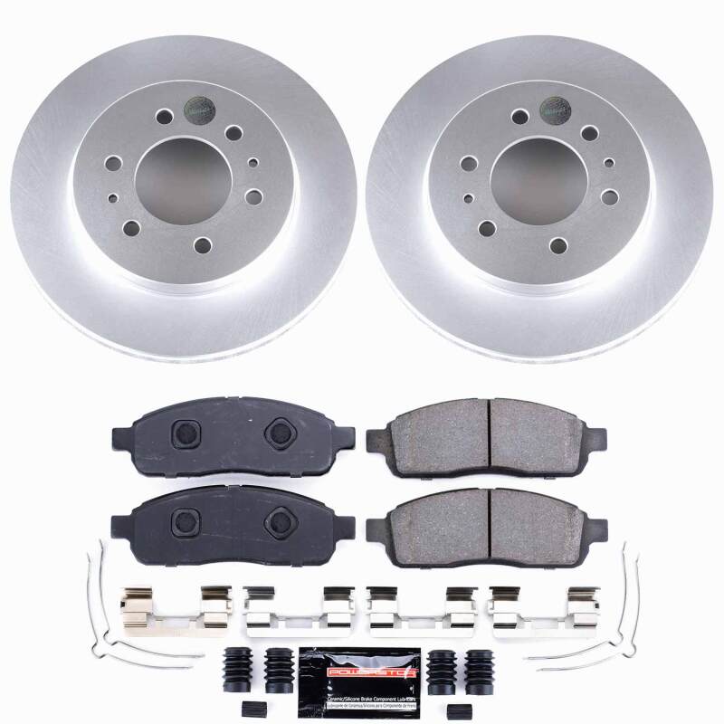 Ford F-150 Brake Kit - Front - PowerStop - Z23 Evolution Coated - 2009