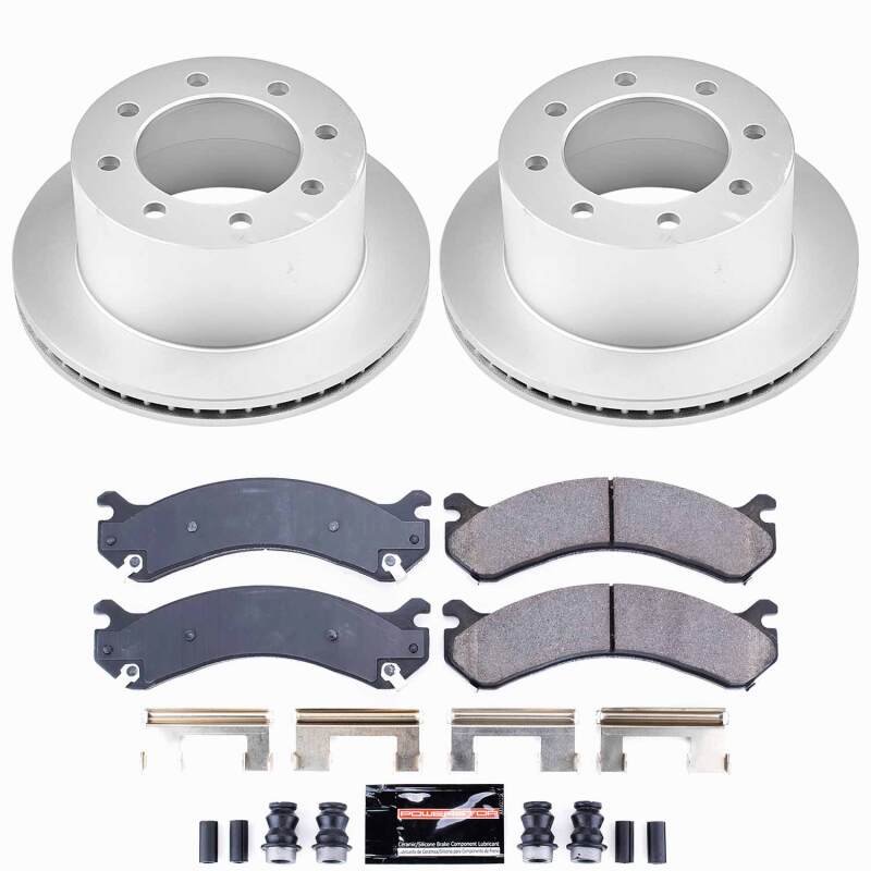 Chevrolet Silverado 3500 Brake Kit - Rear - PowerStop - Z23 Coated - `01-`06