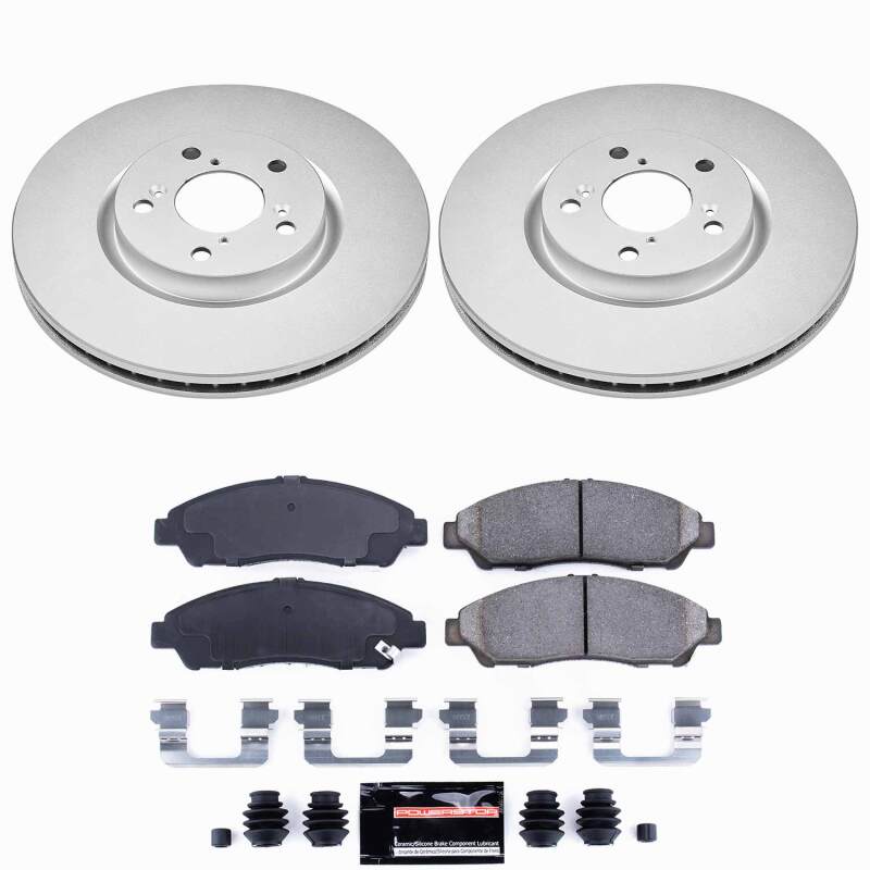 Acura MDX Brake Kit - Front - PowerStop - Z23 Coated - `07-`13