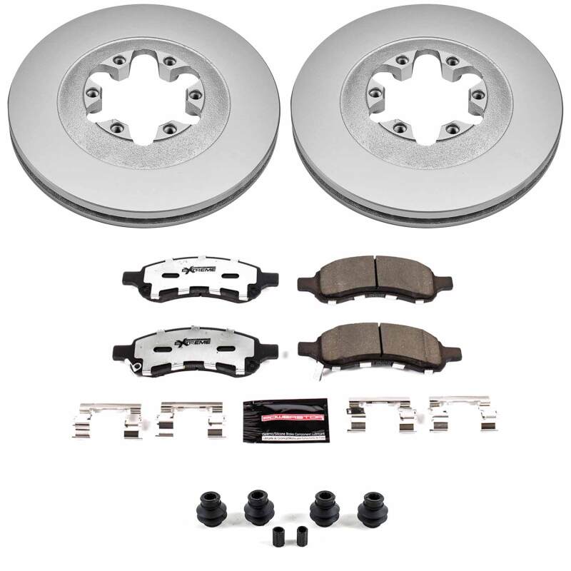 Chevrolet Colorado Brake Kit - Front - PowerStop - Z36 Coated Truck & Tow - `09-`12