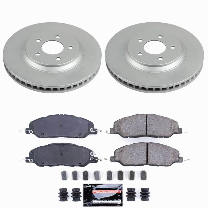 Ford Mustang Brake Kit - Front - PowerStop - Z23 Coated - `11-`14