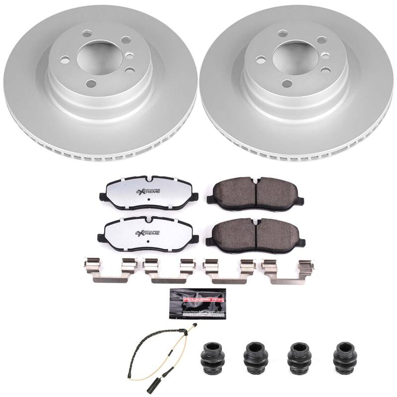 Land Rover Range Rover Brake Kit - Front - PowerStop - Z36 Coated Truck & Tow - `06-`09